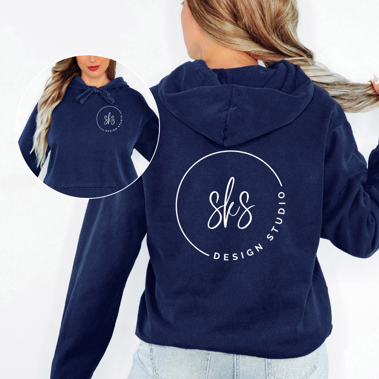 CUSTOM LOGO | Unisex Hoodie Sweatshirt [COMFORT COLORS]