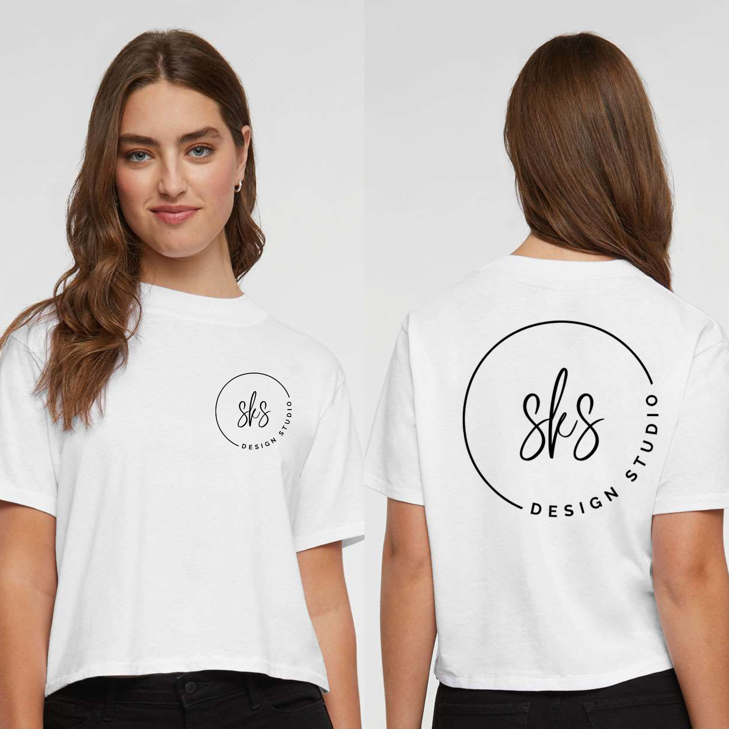 CUSTOM LOGO | Women's Boxy T-Shirt [LAT]