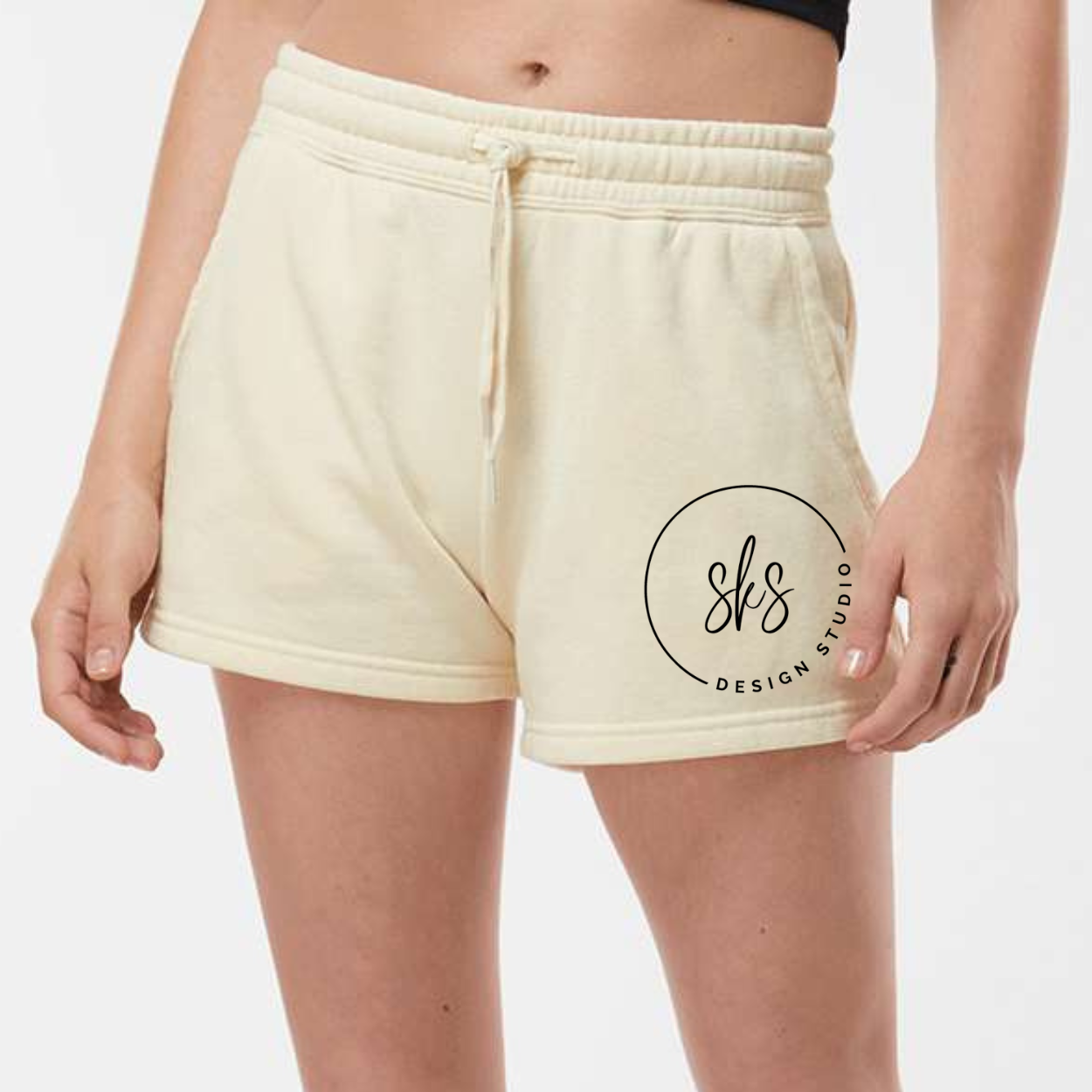 CUSTOM LOGO | Women's Lightweight Fleece Short [INDEPENDENT TRADING CO]