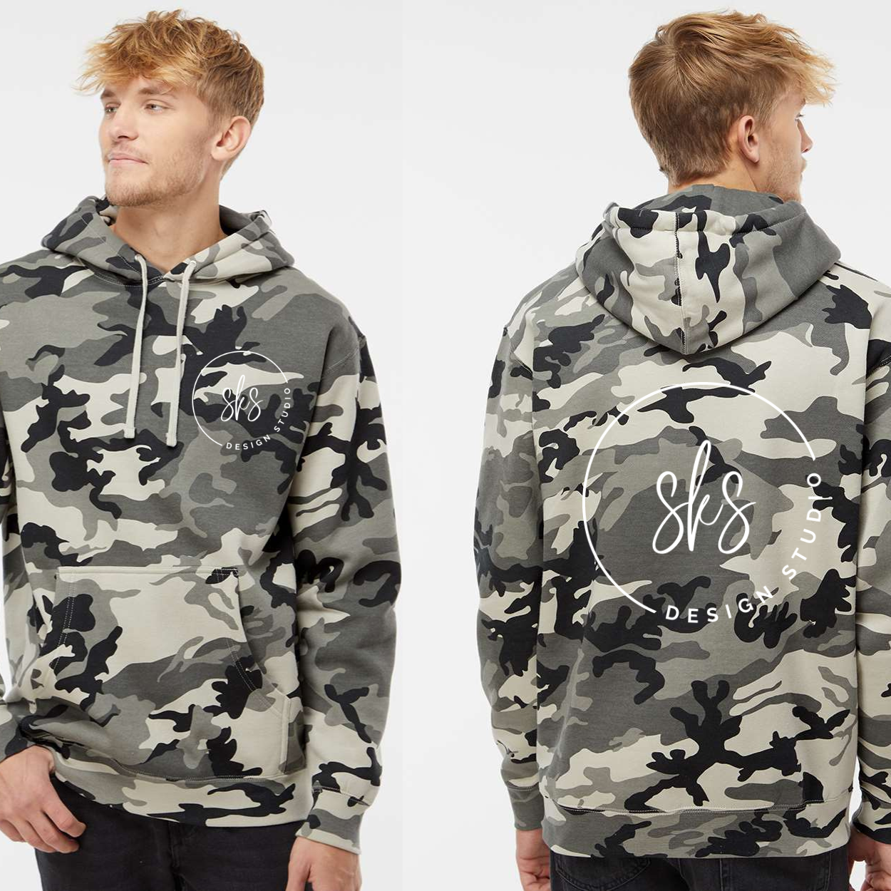 CUSTOM LOGO | Unisex Camo Hoodie [INDEPENDENT TRADING CO.]