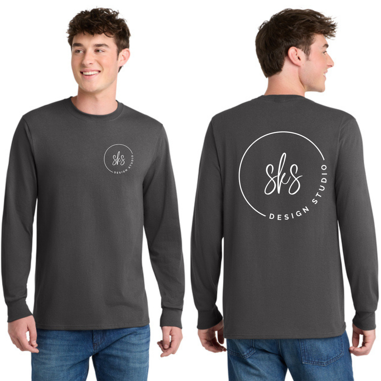 CUSTOM LOGO | Tall Long Sleeve Shirt [Port & Co]