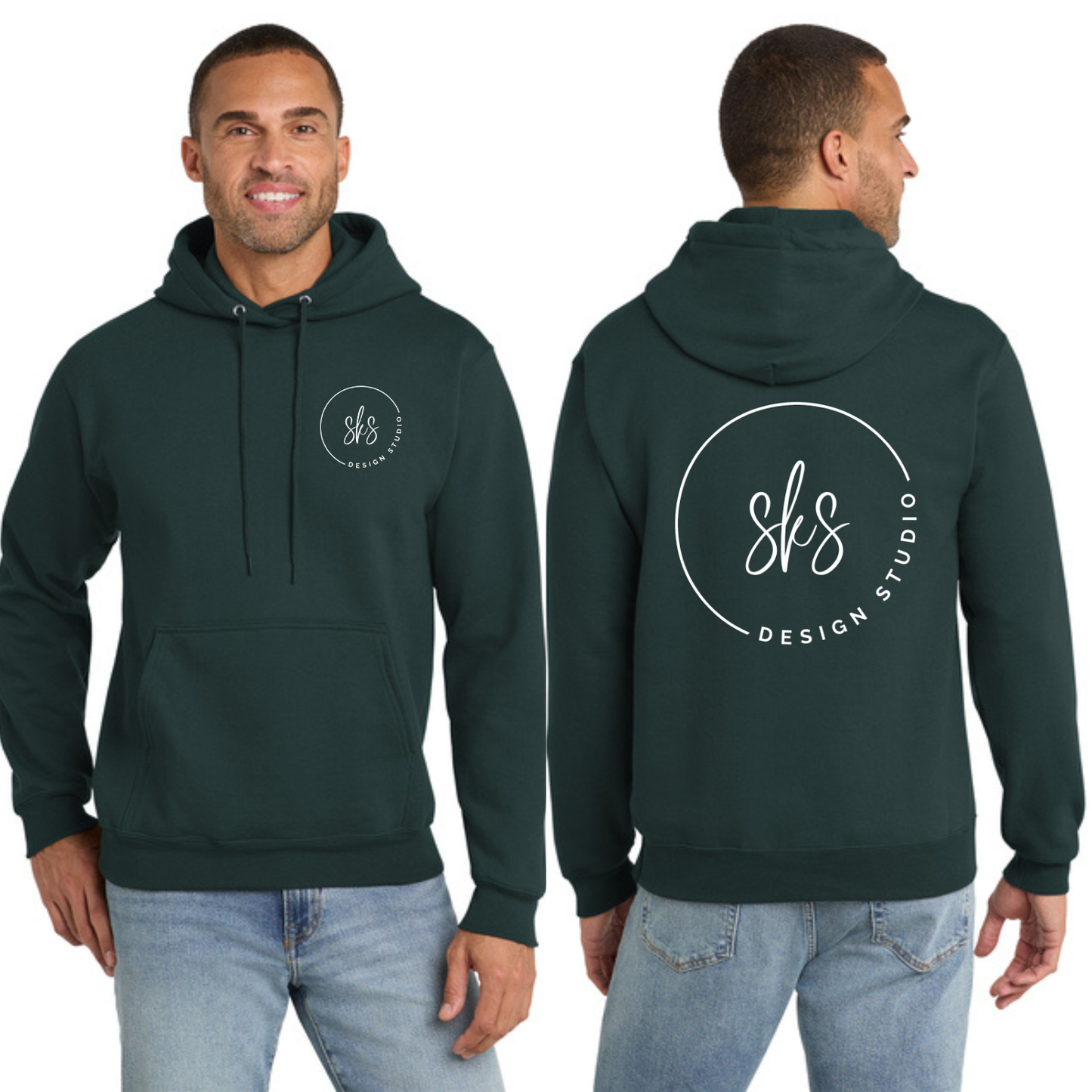 CUSTOM LOGO | Tall Hoodie [Port & Co]