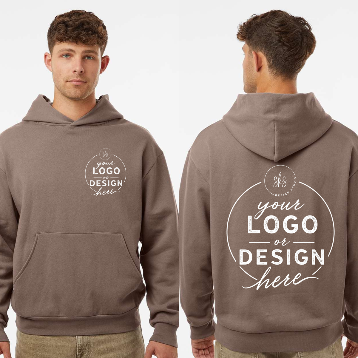 CUSTOM LOGO | Unisex Oversized Hoodie [INDEPENDENT TRADING CO]