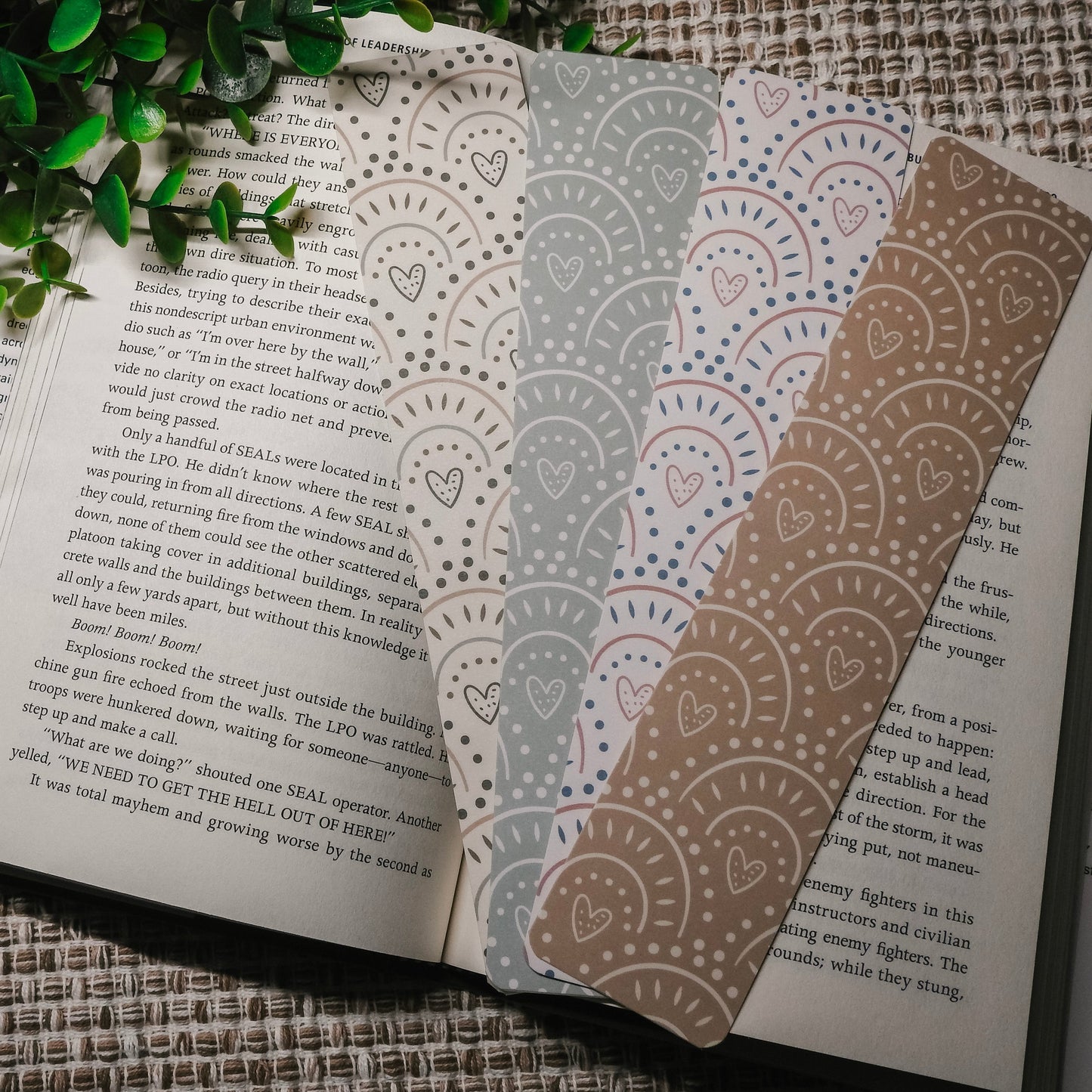 Heart Rainbows | Boho Bookmarks