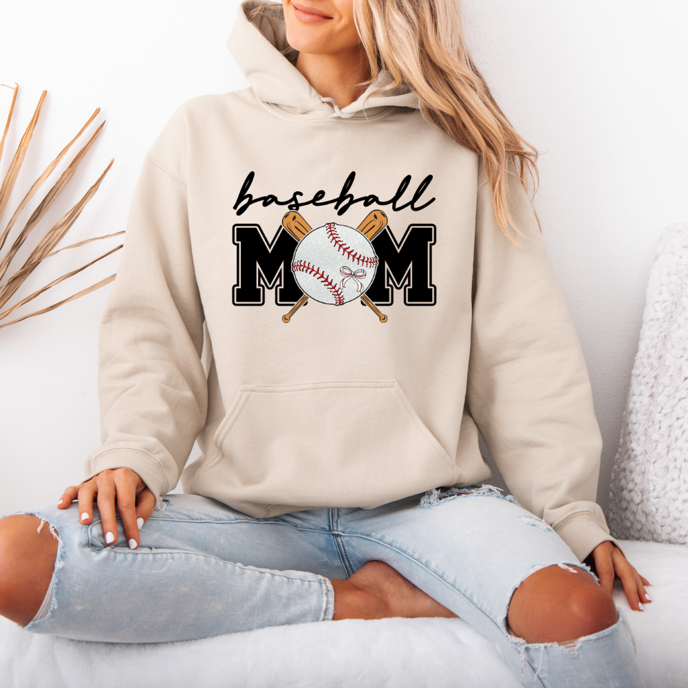 Baseball Mom | Unisex Hoodie Sweatshirt