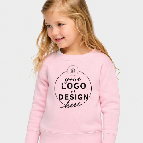 CUSTOM LOGO | Toddler Crewneck Sweatshirt [RABBIT SKINS]