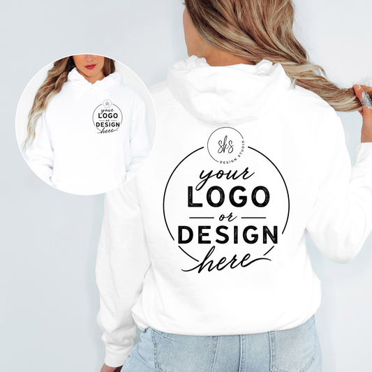 CUSTOM LOGO | Unisex Hoodie Sweatshirt [COMFORT COLORS]