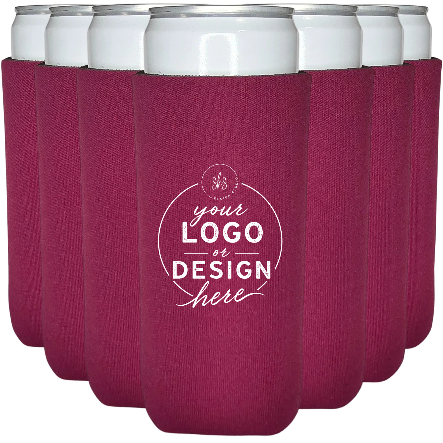CUSTOM LOGO | Slim Can Coozie