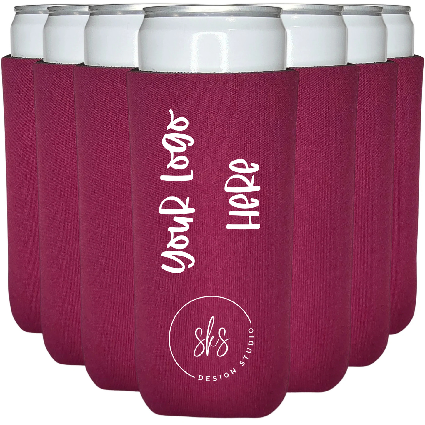 CUSTOM LOGO | Slim Can Coozie