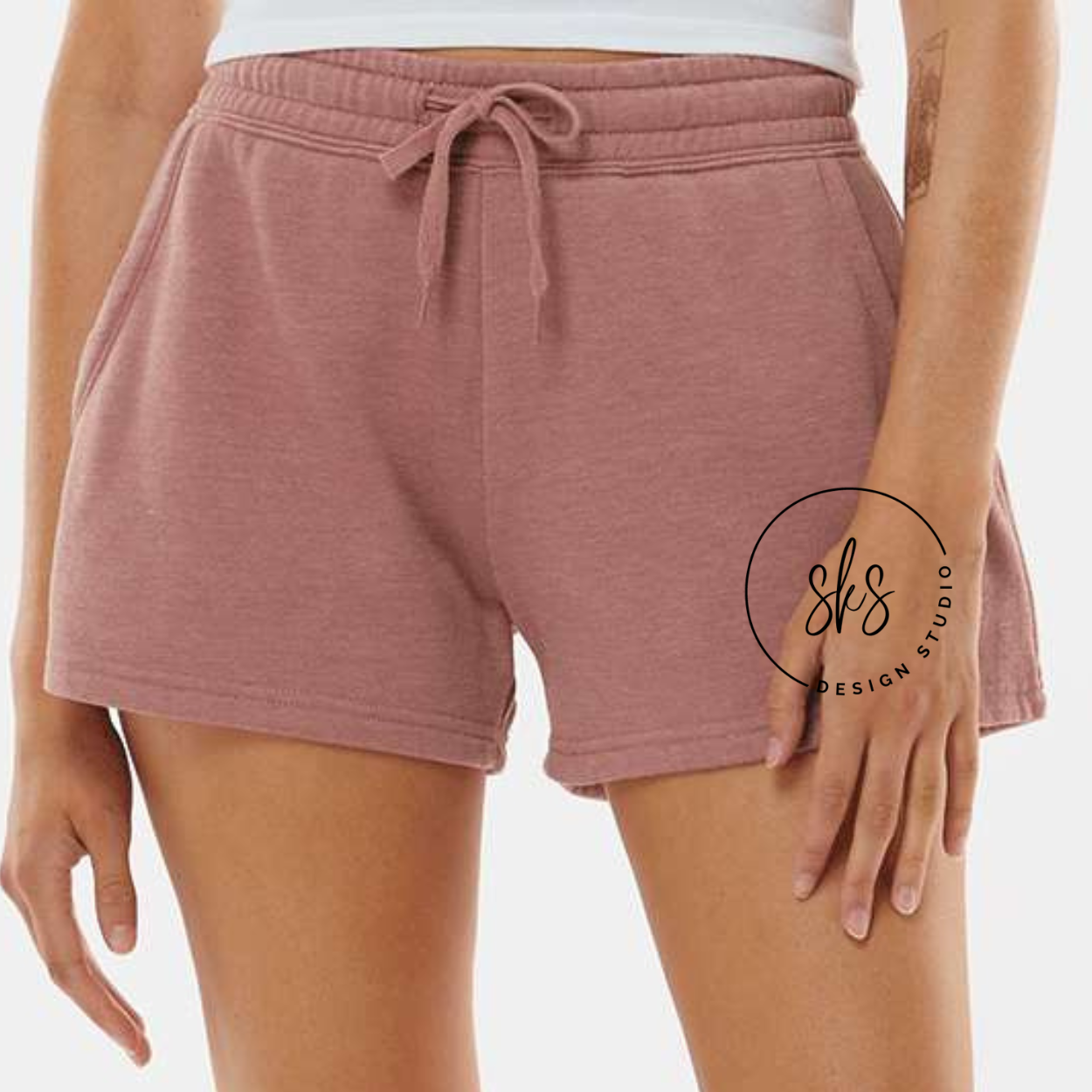 CUSTOM LOGO | Women's Lightweight Fleece Short [INDEPENDENT TRADING CO]