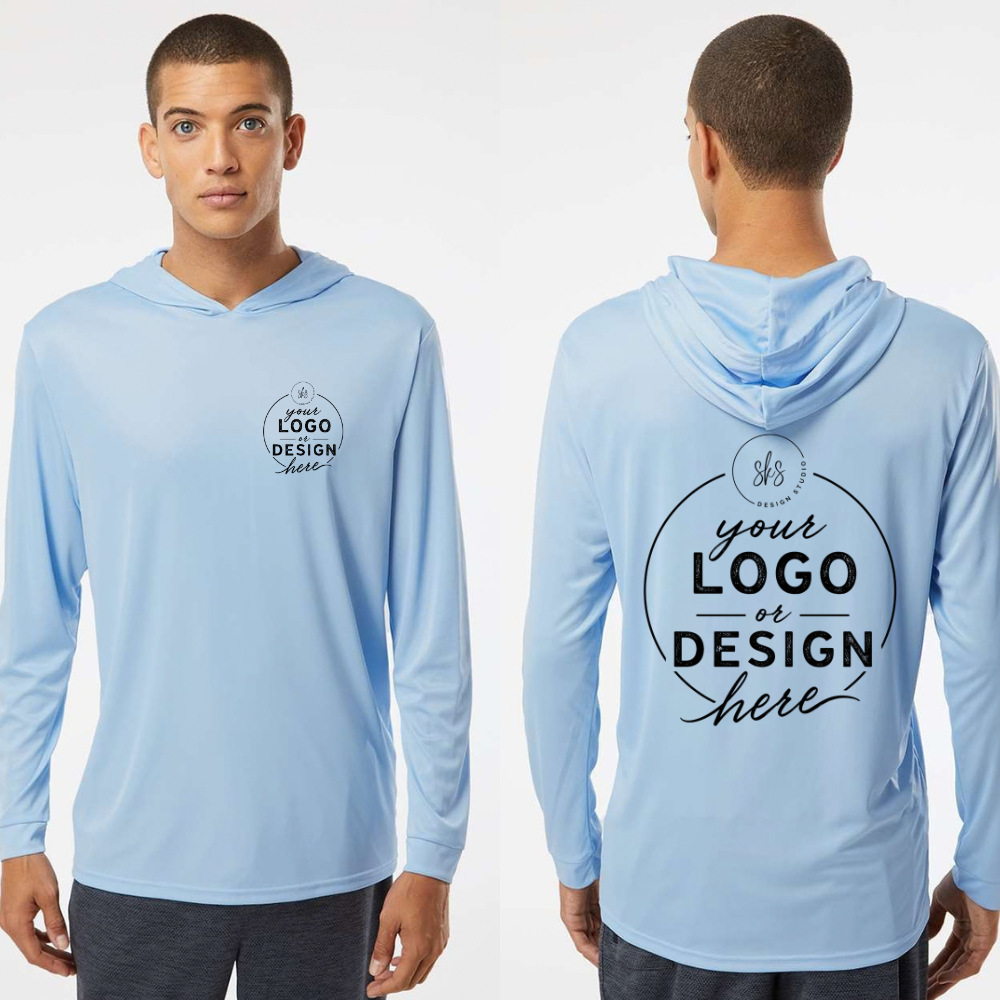 CUSTOM LOGO | Hooded Long Sleeve Sun Shirt [PARAGON]