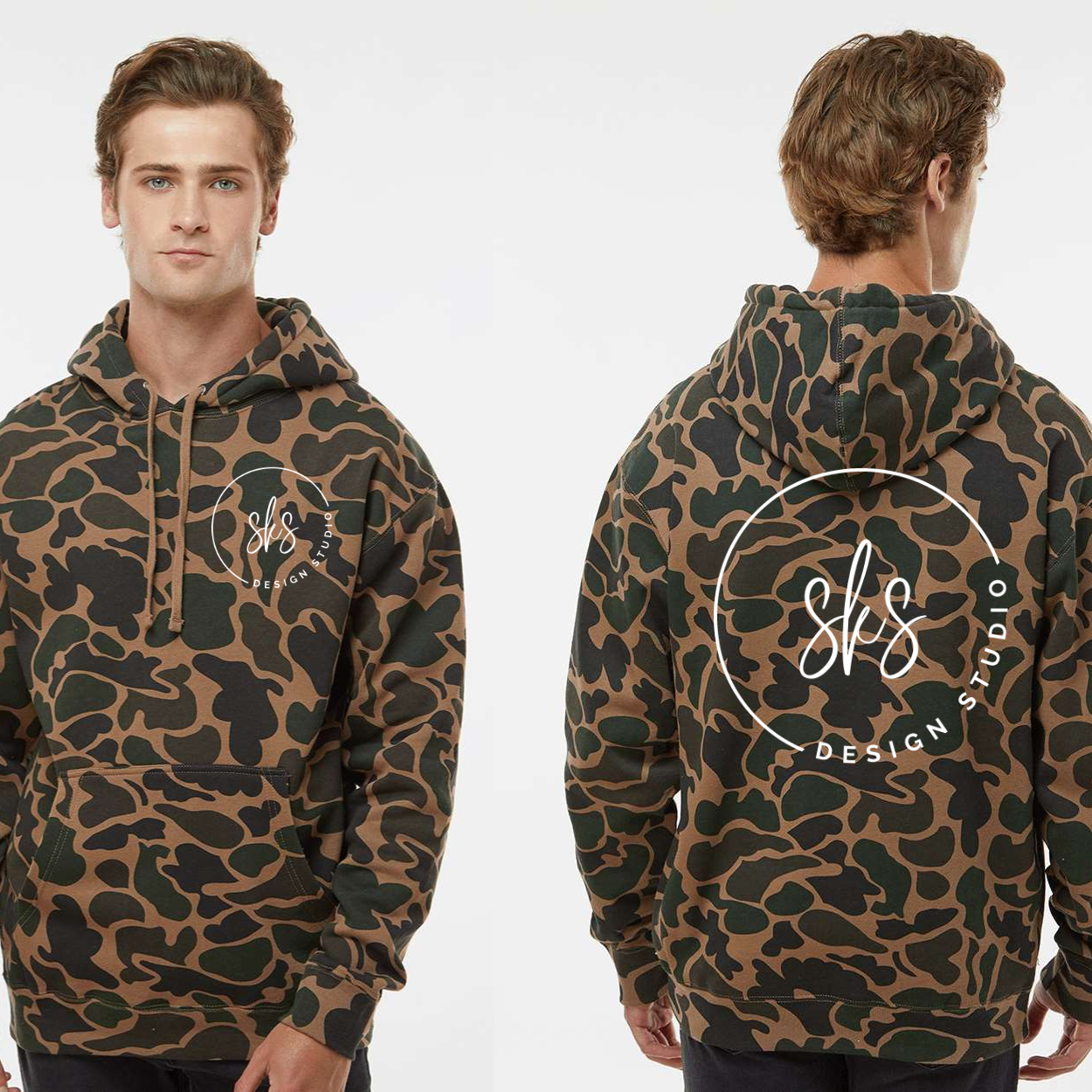 CUSTOM LOGO | Unisex Camo Hoodie [INDEPENDENT TRADING CO.]
