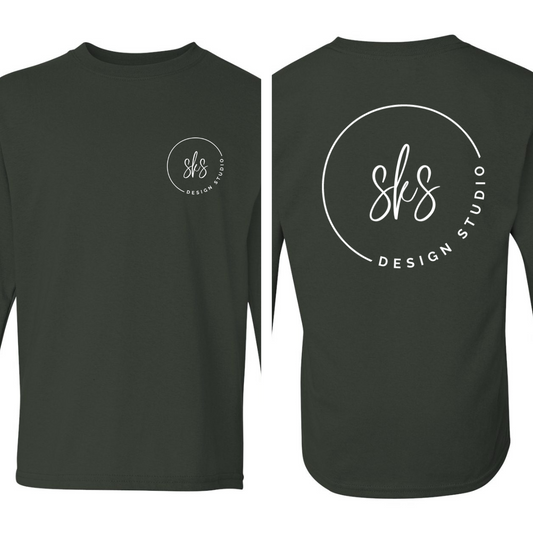 CUSTOM LOGO | Youth Unisex Long Sleeve Shirt