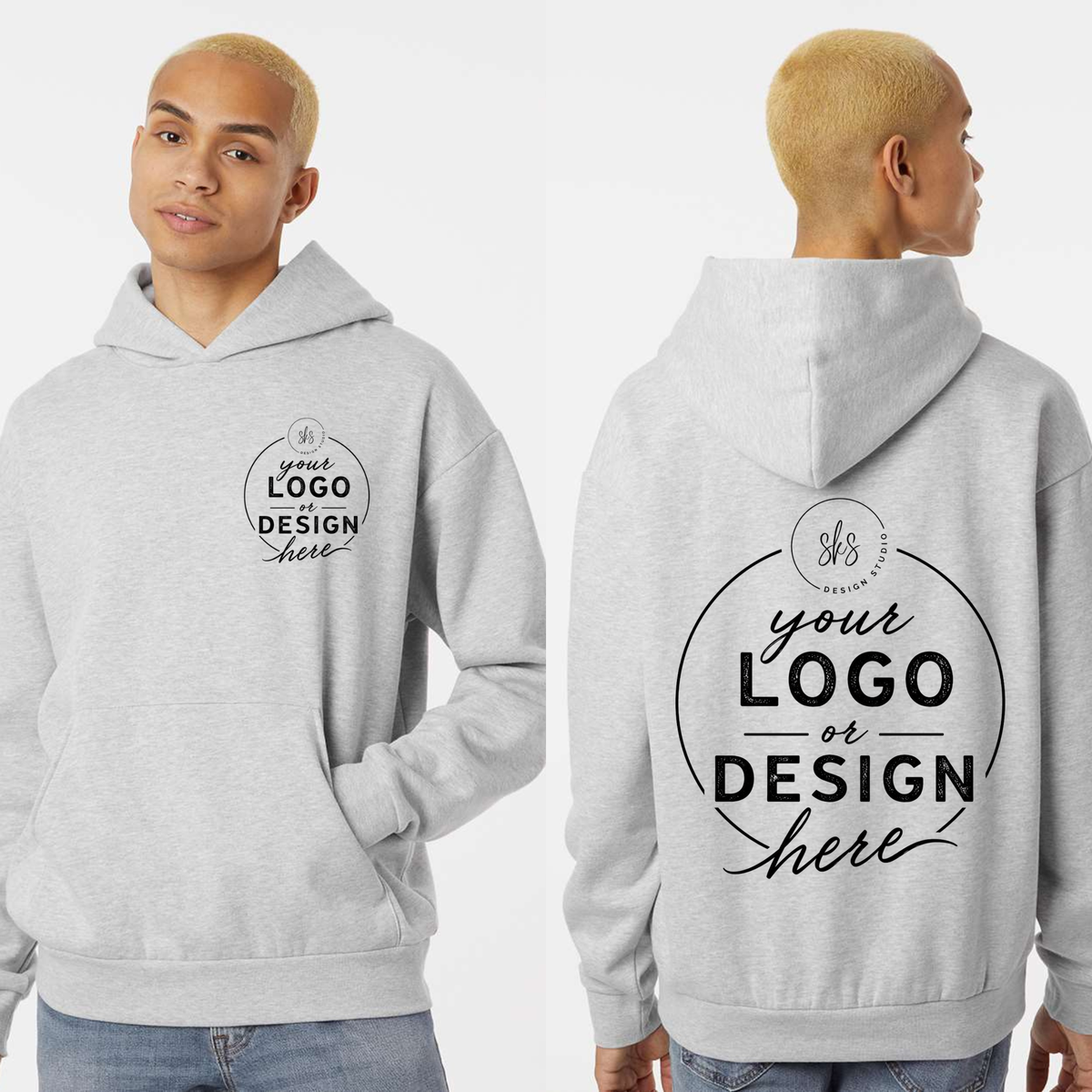CUSTOM LOGO | Unisex Oversized Hoodie [INDEPENDENT TRADING CO]