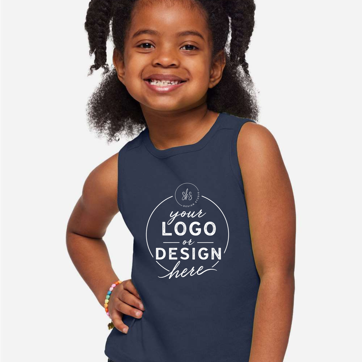 CUSTOM LOGO | Toddler Tank [RABBIT SKINS]