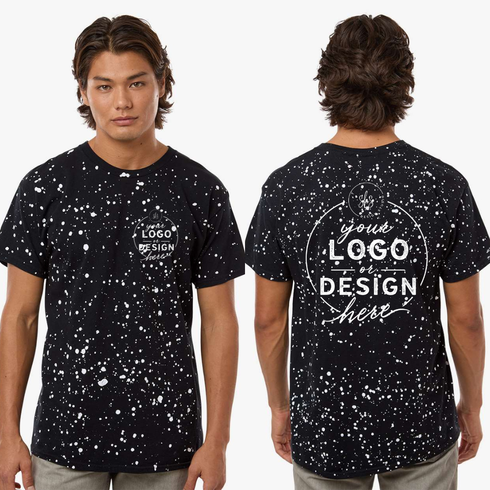 CUSTOM LOGO | Unisex Bleach Out Dyed T-Shirt [COLORTONE]
