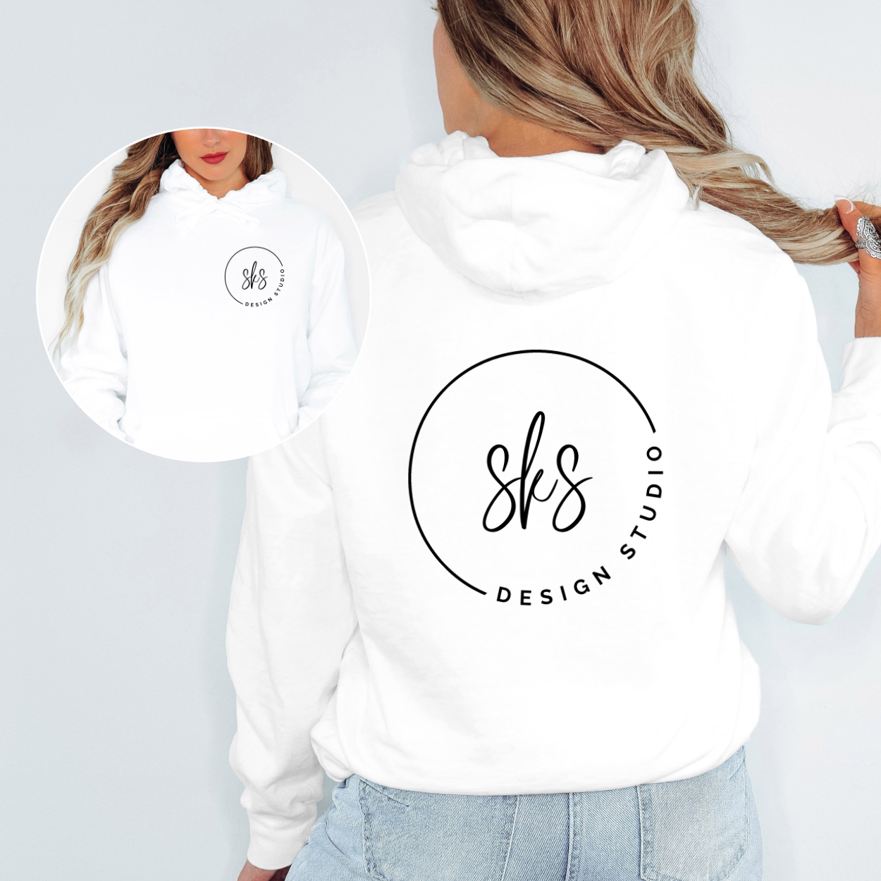 CUSTOM LOGO | Unisex Hoodie Sweatshirt [COMFORT COLORS]