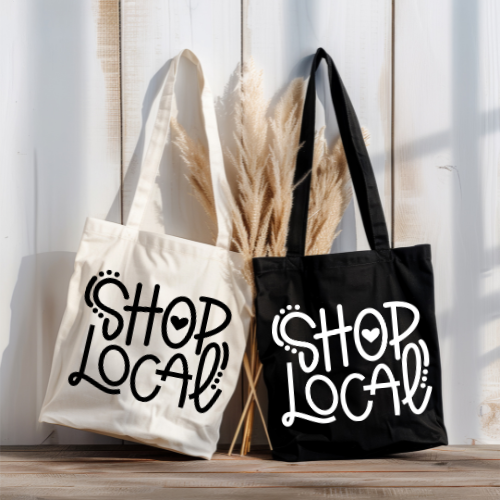 Shop Local | Canvas Tote Bag