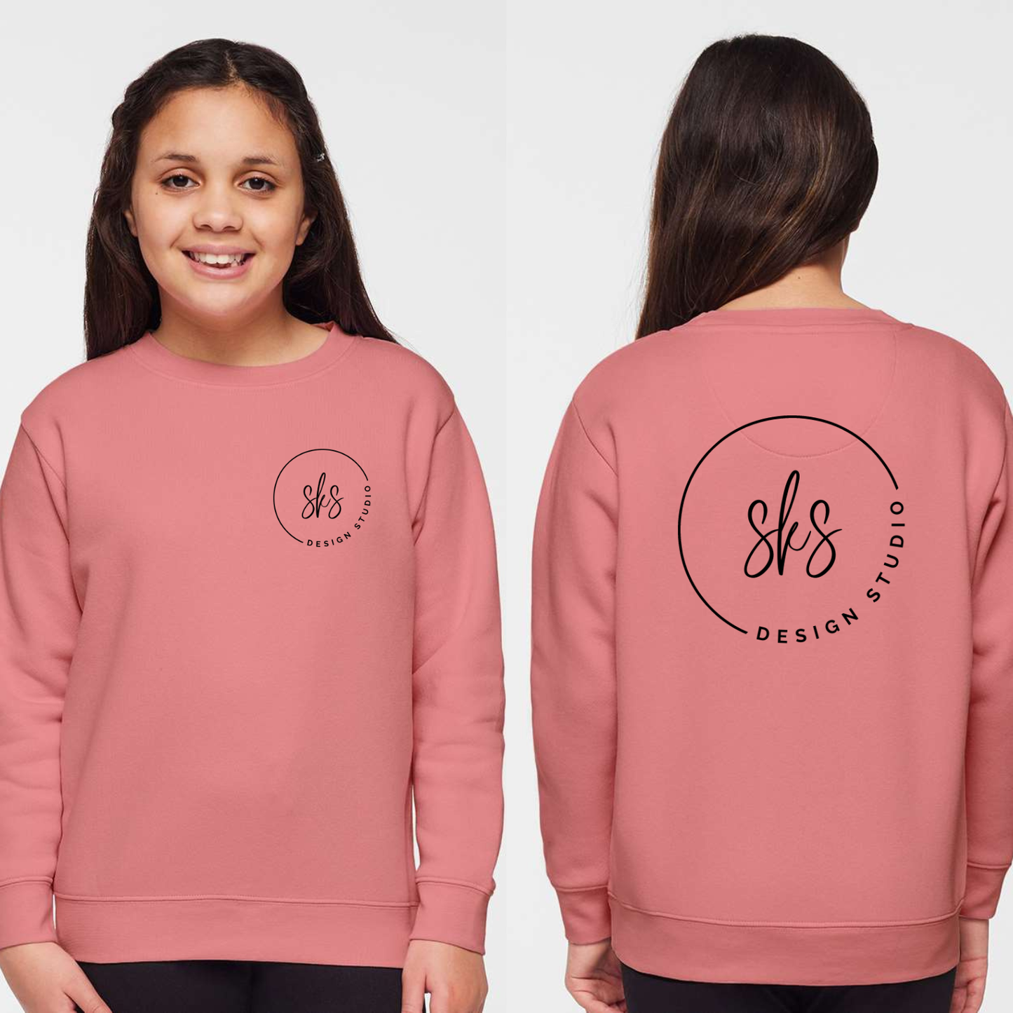 CUSTOM LOGO | Youth Crewneck Sweatshirt [LAT]