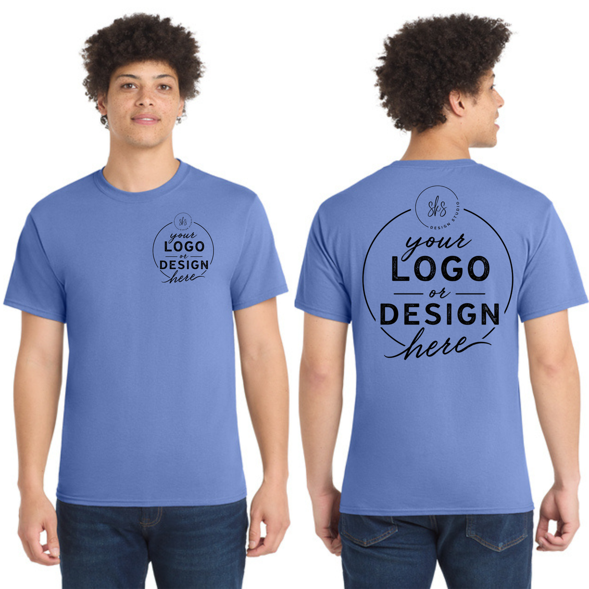 CUSTOM LOGO | Tall T-Shirt [Port & Co]