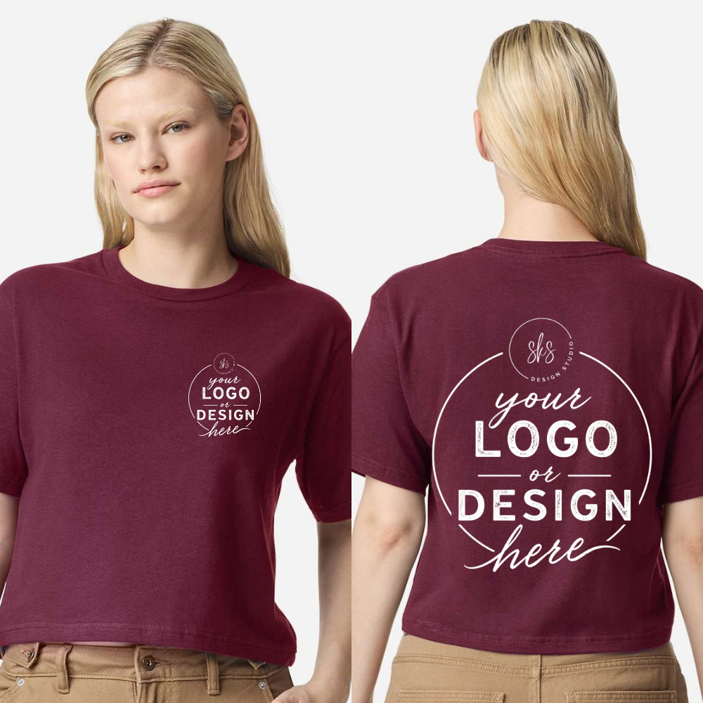 CUSTOM LOGO | Women's Boxy T-Shirt [American Apparel]