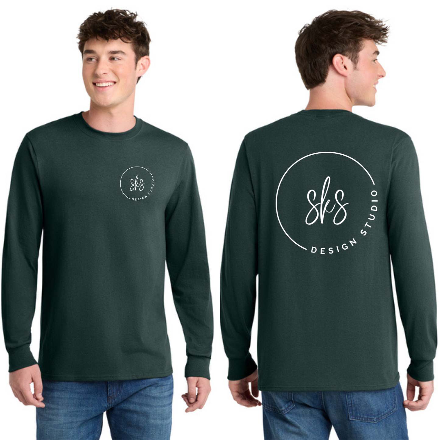 CUSTOM LOGO | Tall Long Sleeve Shirt [Port & Co]