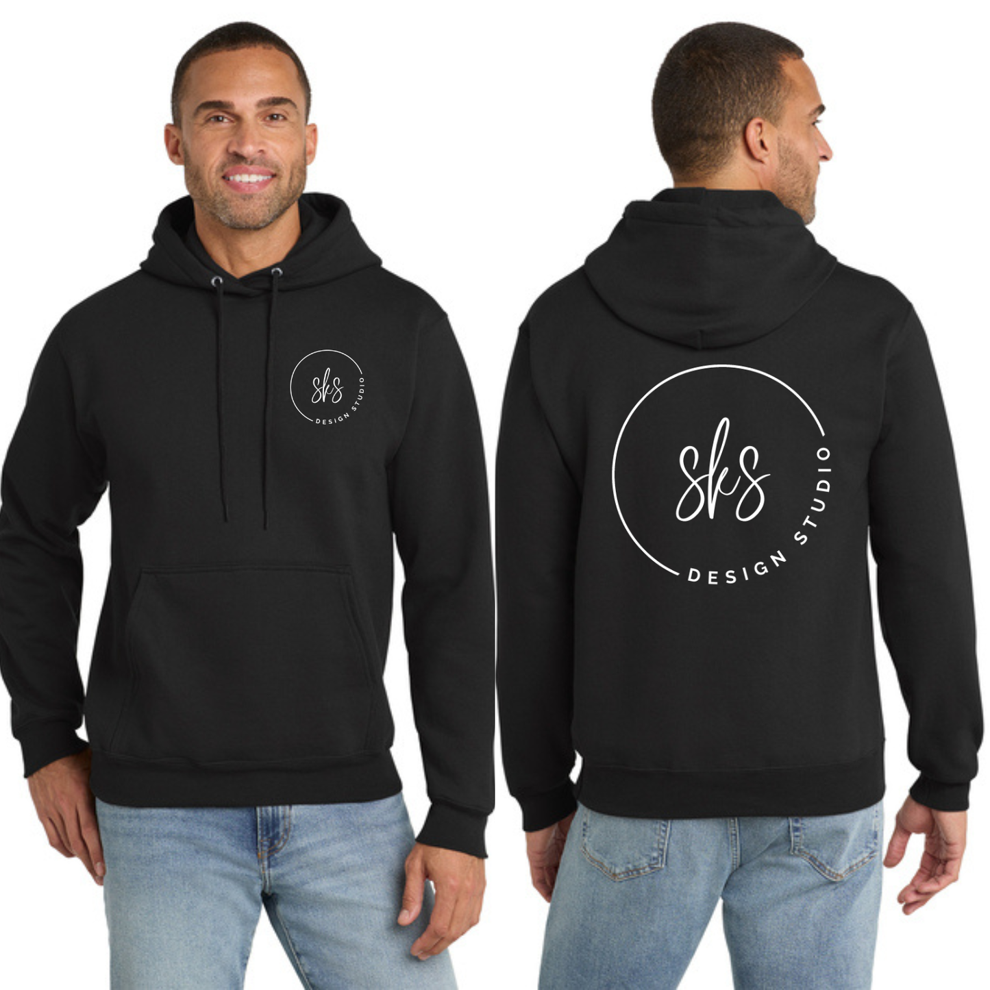 CUSTOM LOGO | Tall Hoodie [Port & Co]