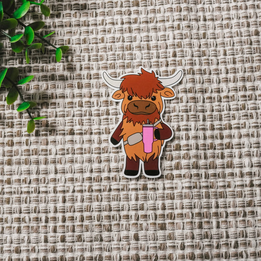 Boujee Cow | One Boujee Heifer Sticker