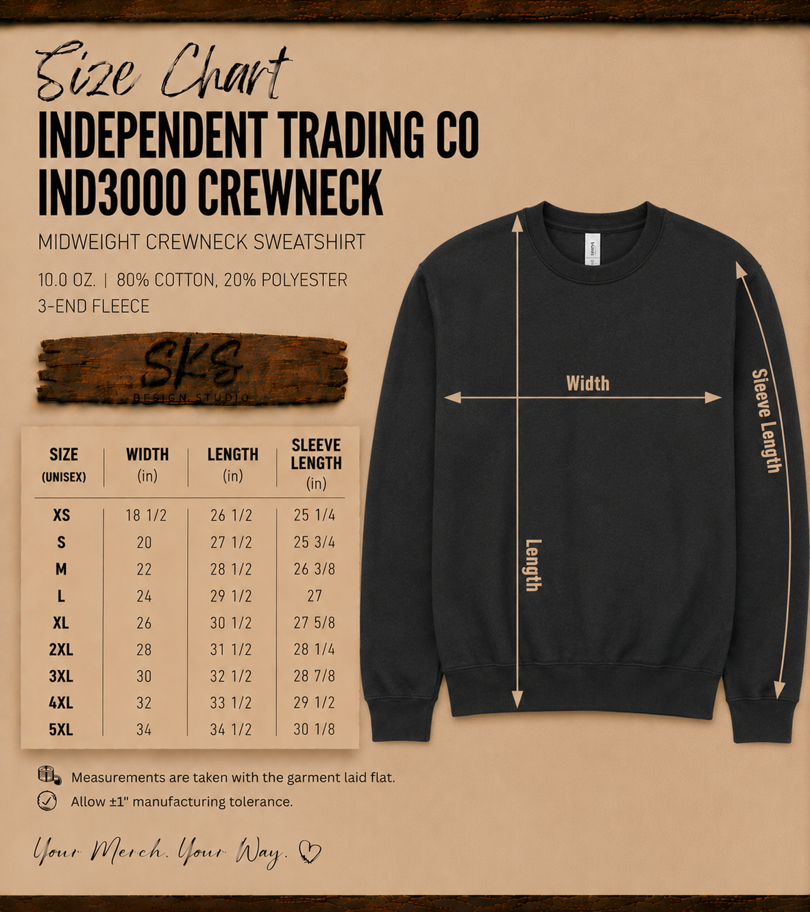 CUSTOM LOGO | Unisex Camo Crewneck [INDEPENDENT TRADING CO.]