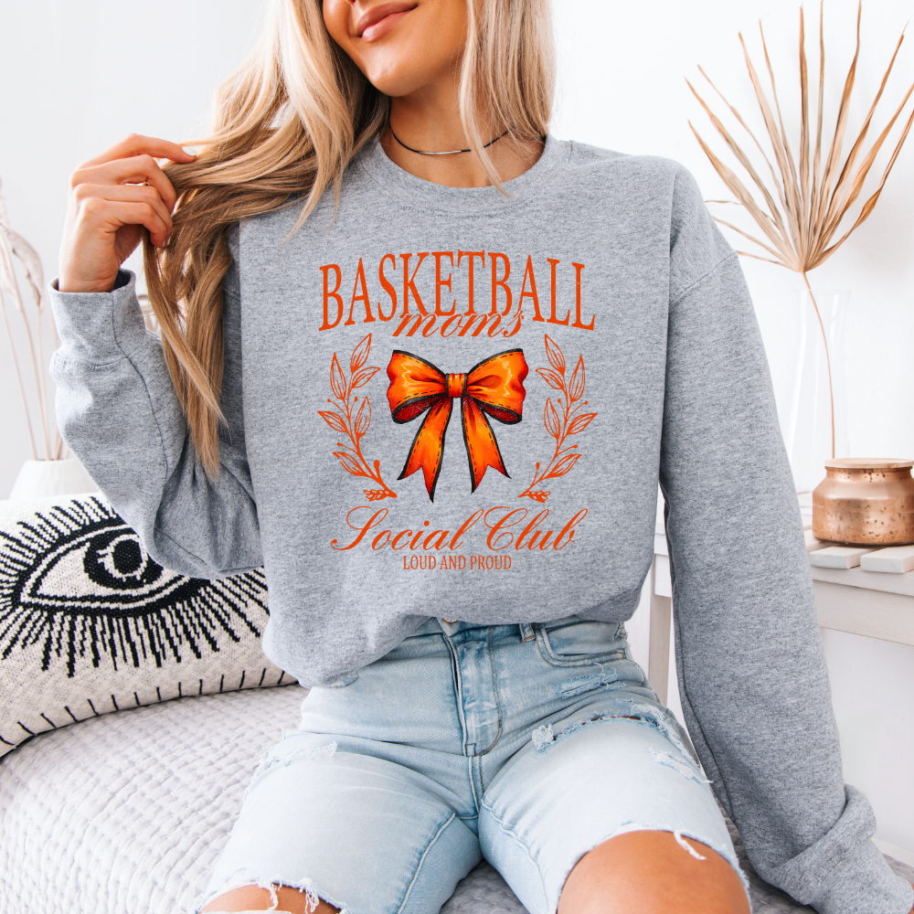Basketball Moms Social Club | Unisex Crewneck Sweatshirt