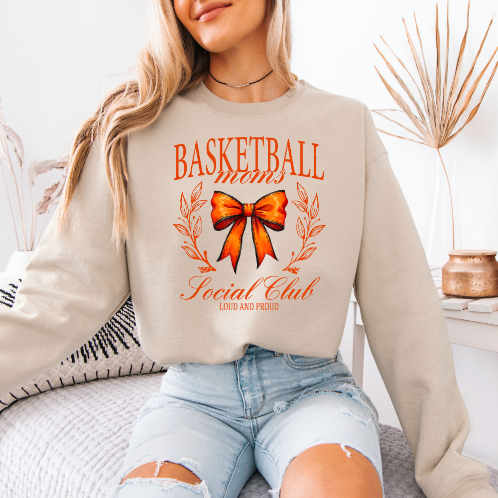 Basketball Moms Social Club | Unisex Crewneck Sweatshirt