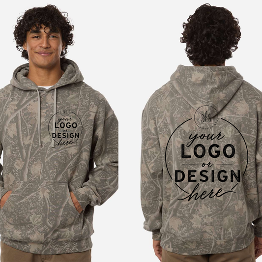 CUSTOM LOGO | Unisex Camo Hoodie [INDEPENDENT TRADING CO.]