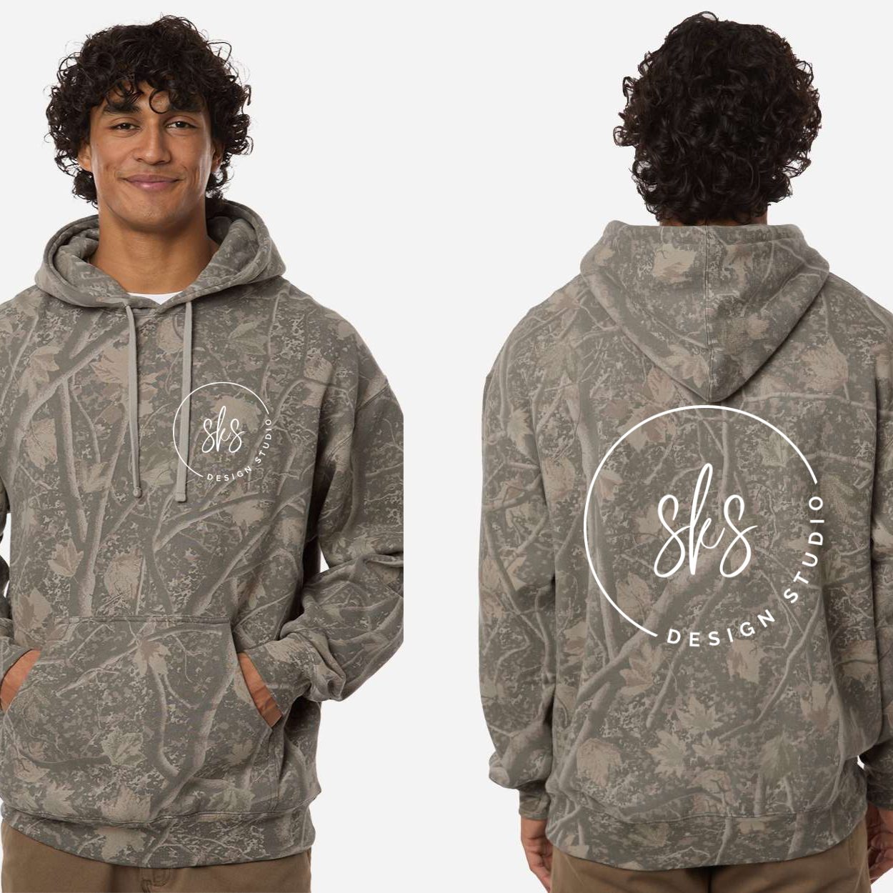 CUSTOM LOGO | Unisex Camo Hoodie [INDEPENDENT TRADING CO.]