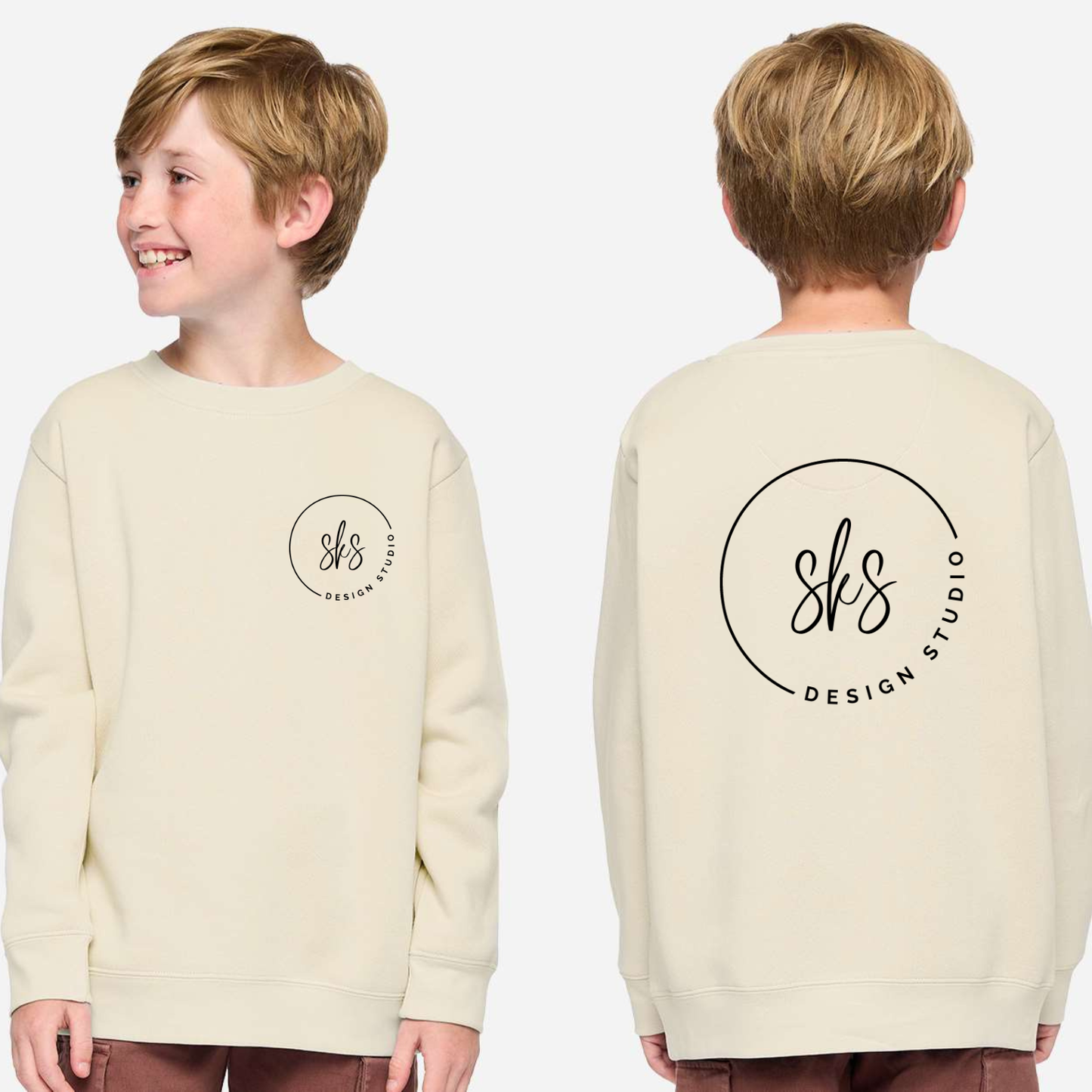 CUSTOM LOGO | Youth Crewneck Sweatshirt [LAT]
