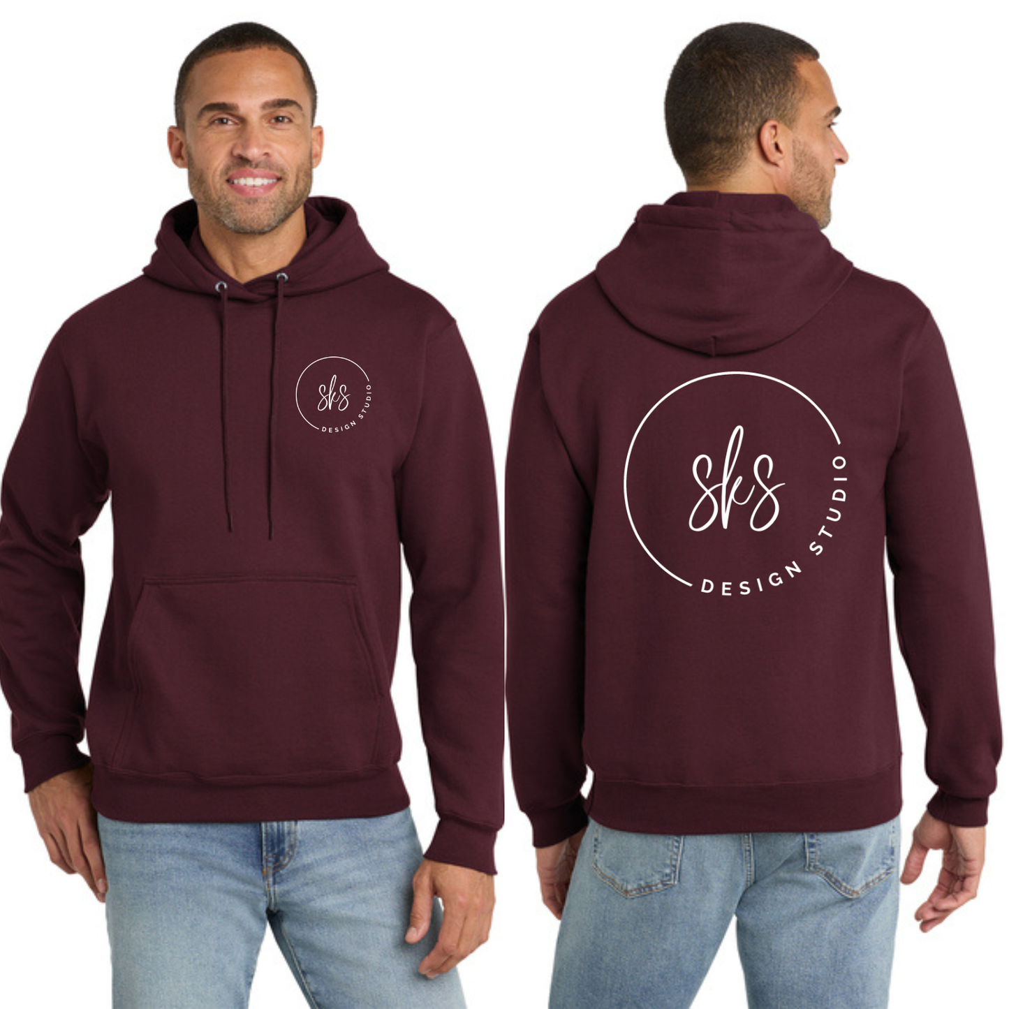 CUSTOM LOGO | Tall Hoodie [Port & Co]