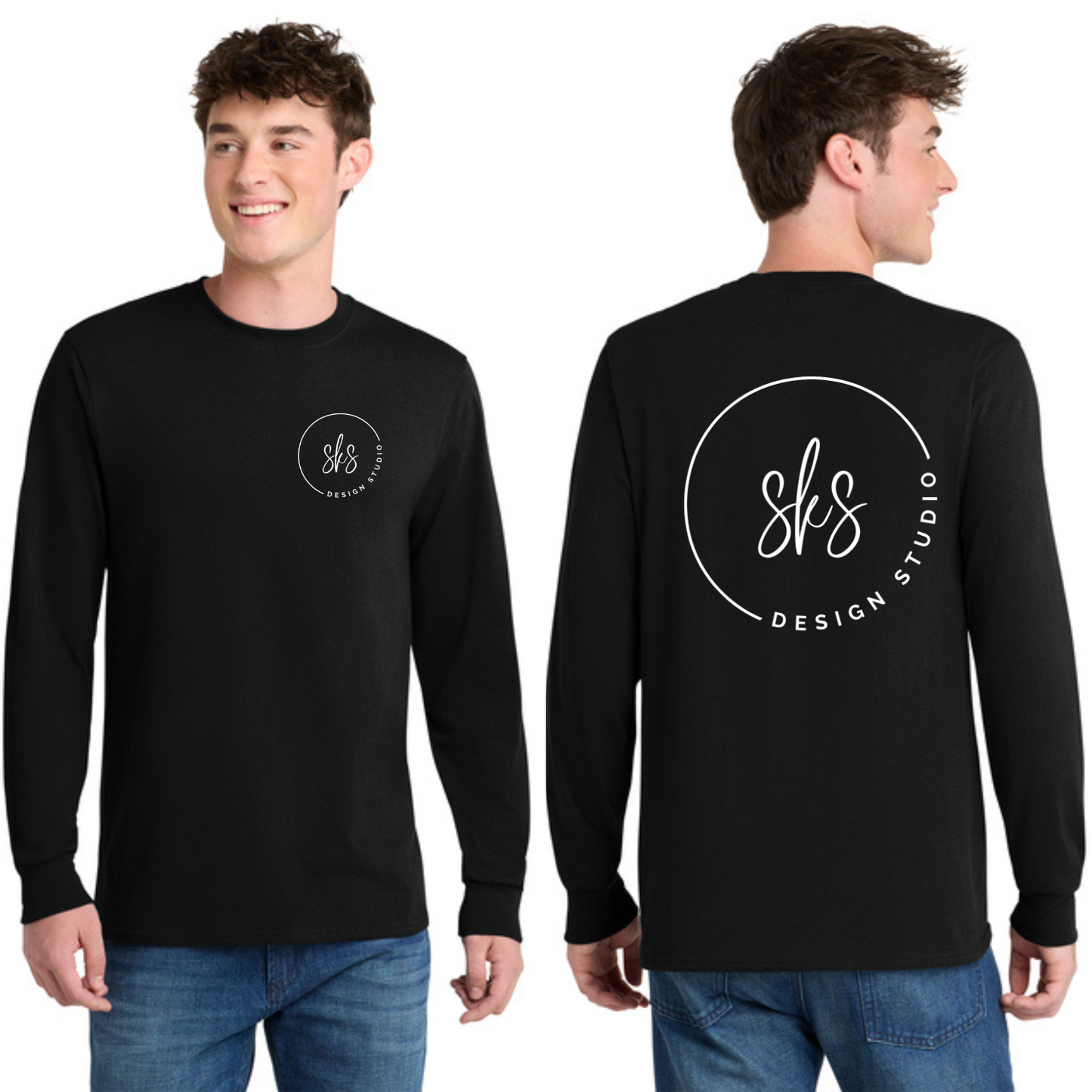 CUSTOM LOGO | Tall Long Sleeve Shirt [Port & Co]