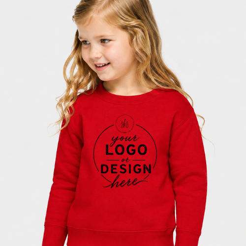 CUSTOM LOGO | Toddler Crewneck Sweatshirt [RABBIT SKINS]