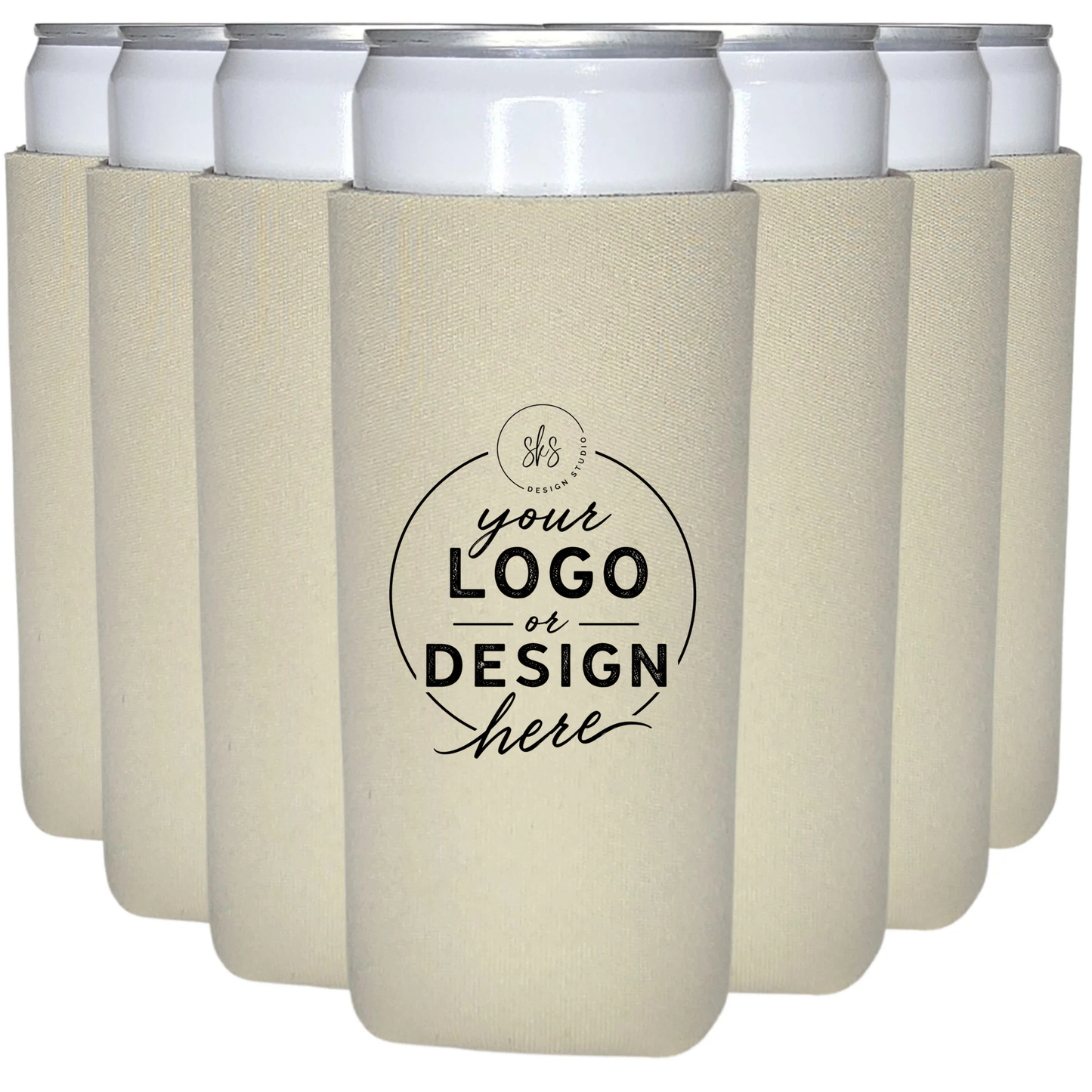 CUSTOM LOGO | Slim Can Coozie