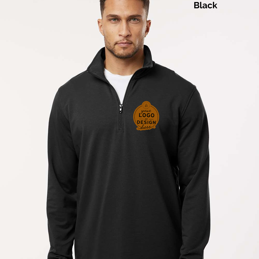 CUSTOM LOGO | Men's Quarter-Zip Pullover [INDEPENDENT TRADING CO]