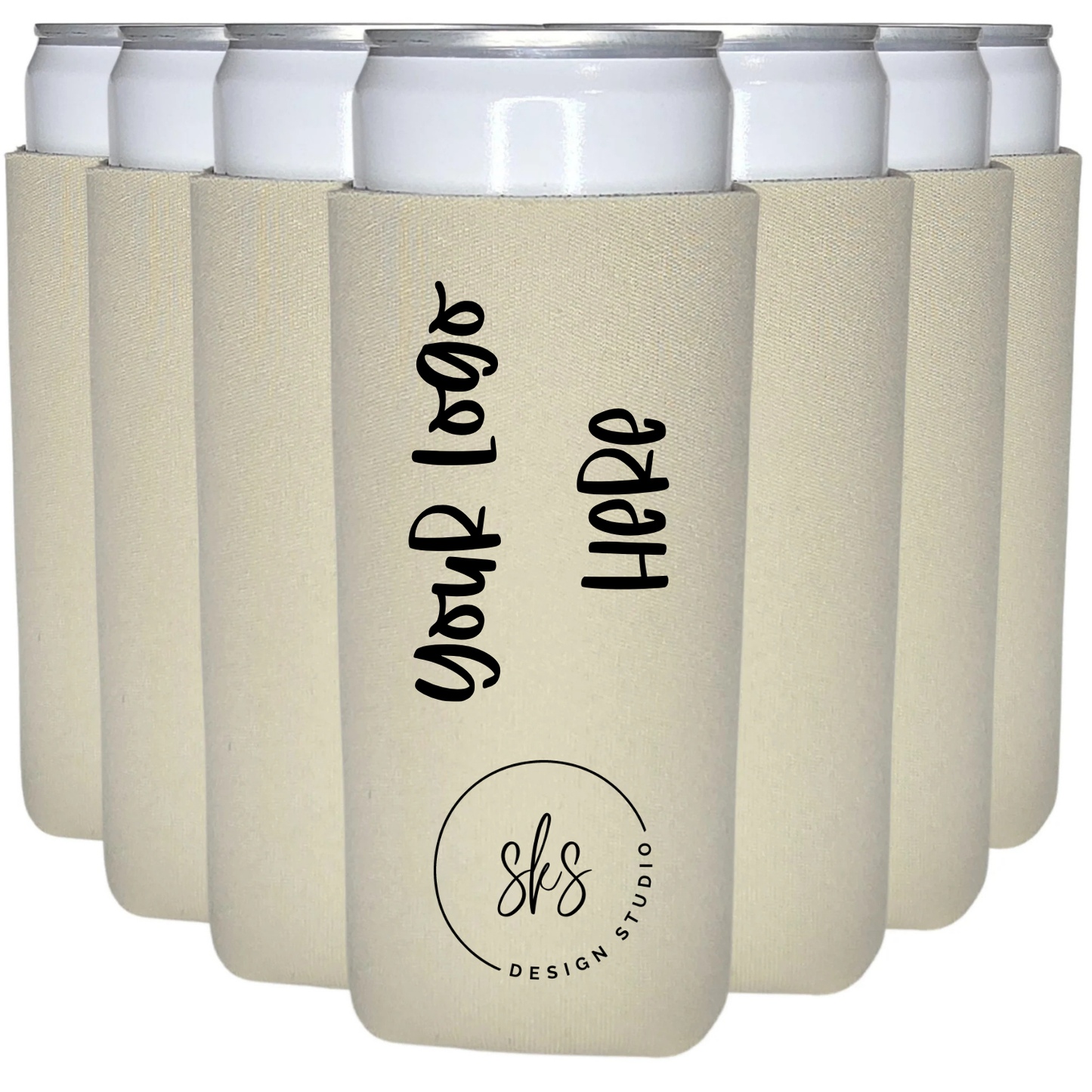 CUSTOM LOGO | Slim Can Coozie