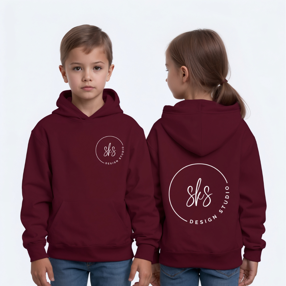 CUSTOM LOGO | Youth Unisex Hoodie Sweatshirt [GILDAN]