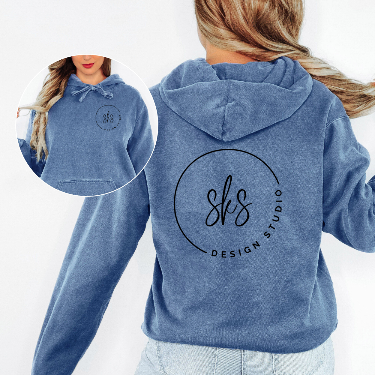 CUSTOM LOGO | Unisex Hoodie Sweatshirt [COMFORT COLORS]