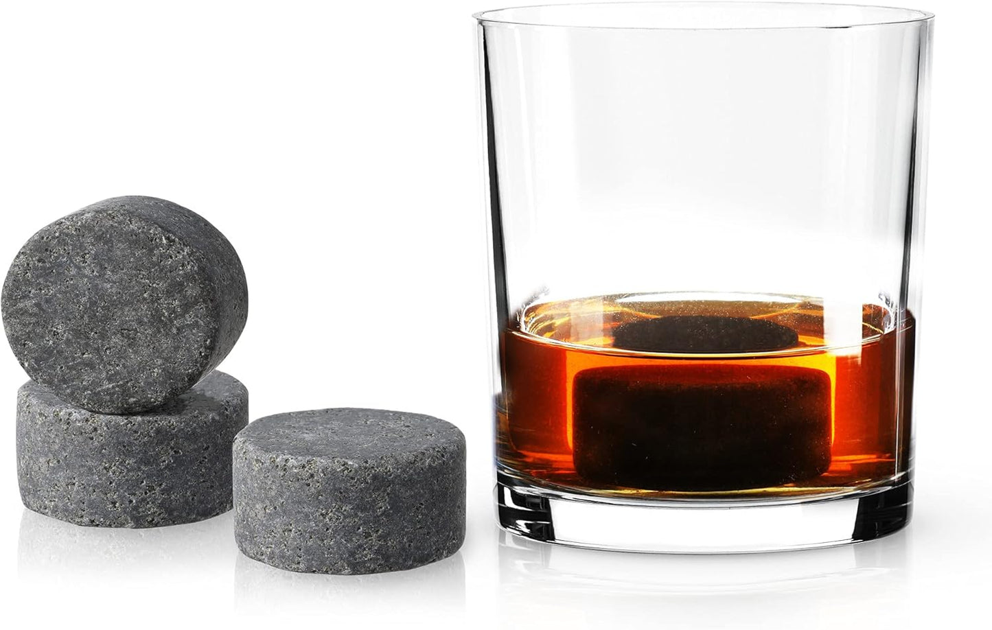 Glacier Rocks Granite Whiskey Chilling Stones - Set of 4