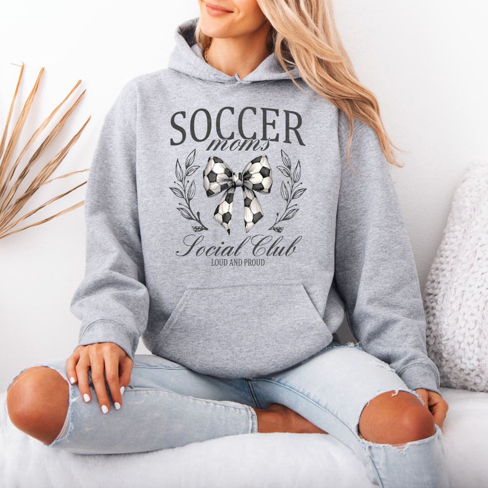 Soccer Moms Social Club | Unisex Hoodie Sweatshirt