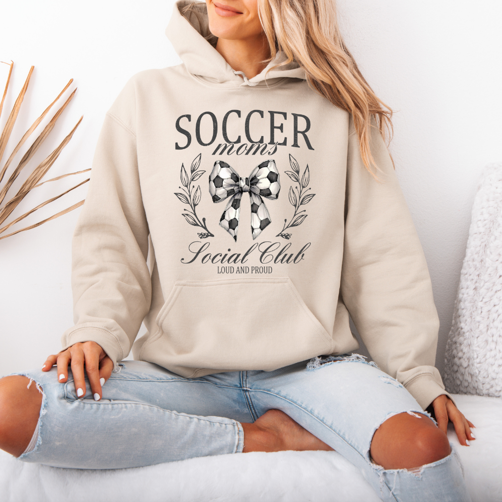 Soccer Moms Social Club | Unisex Hoodie Sweatshirt