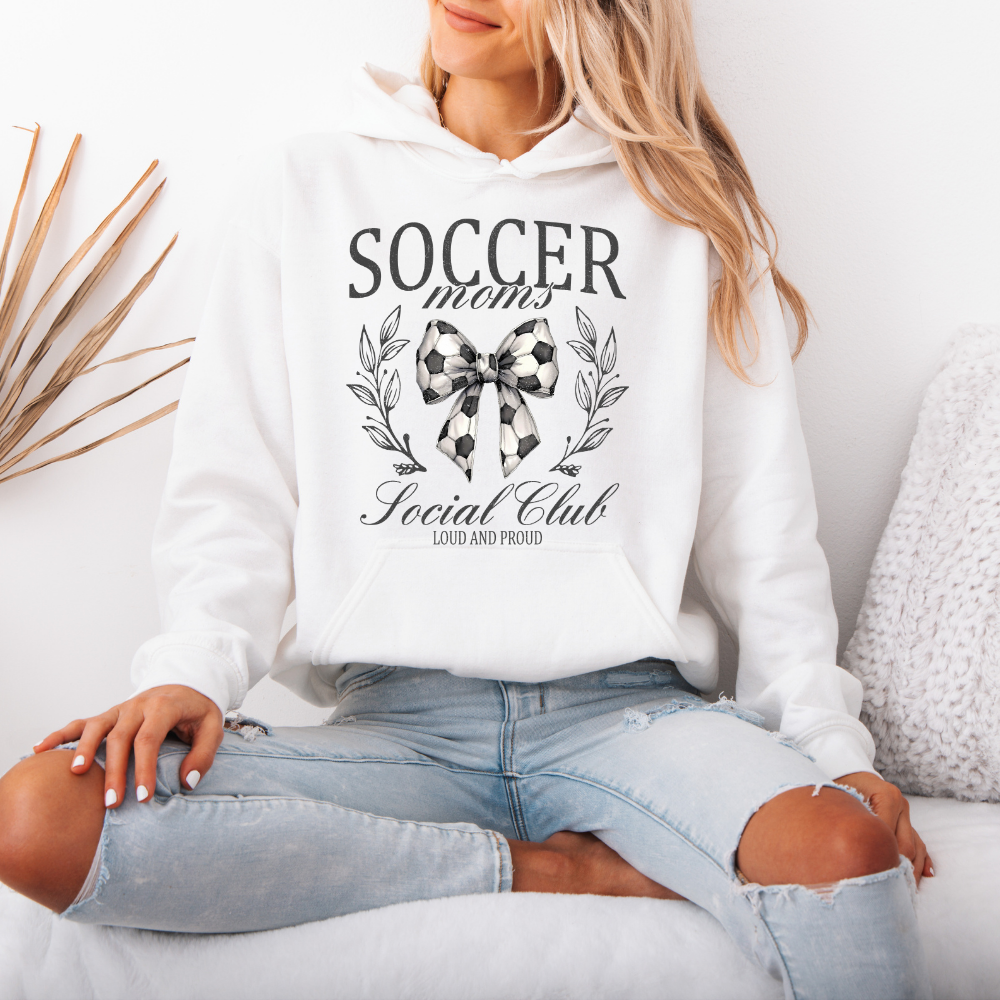 Soccer Moms Social Club | Unisex Hoodie Sweatshirt