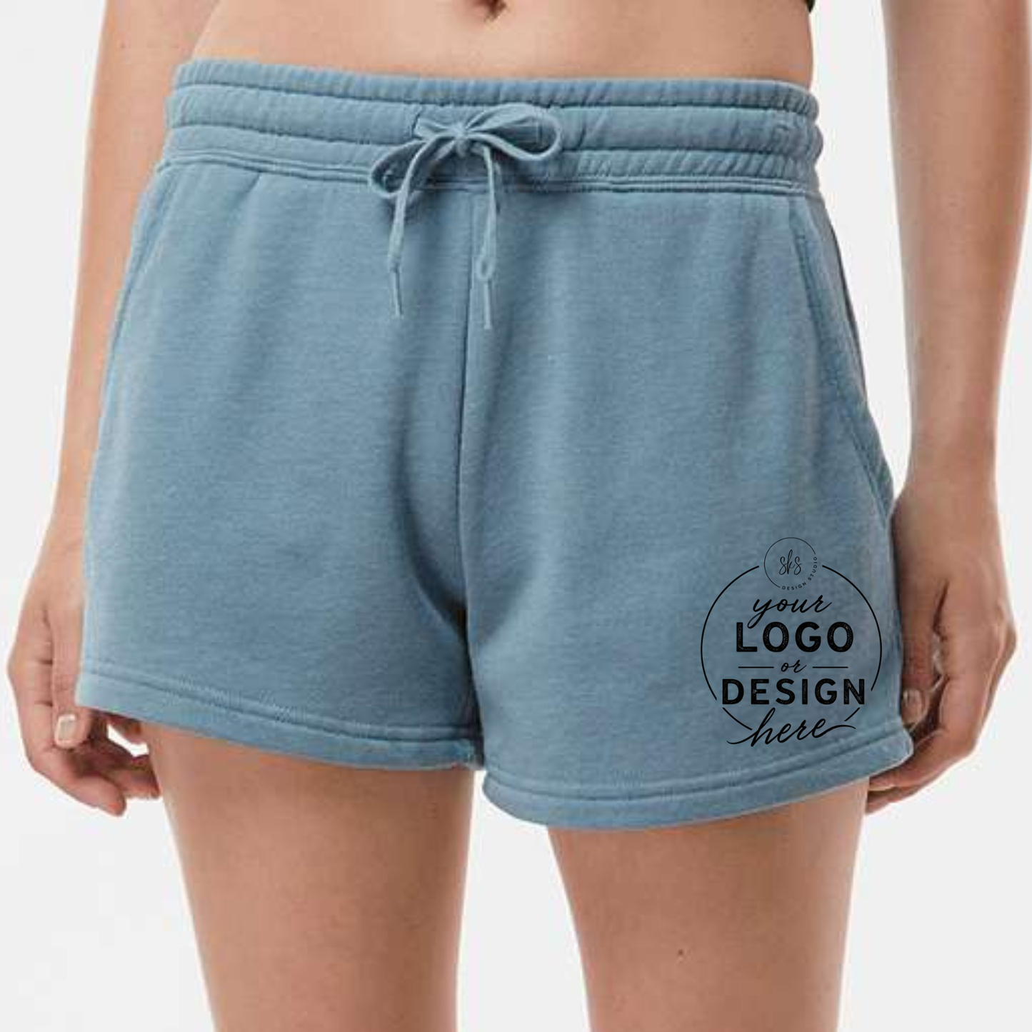 CUSTOM LOGO | Women's Lightweight Fleece Short [INDEPENDENT TRADING CO]