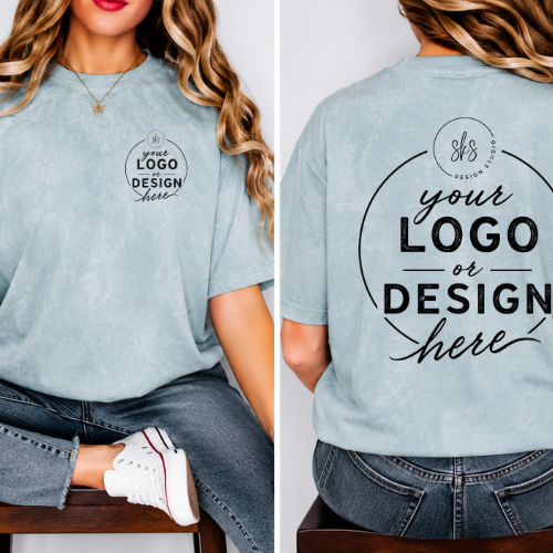 CUSTOM LOGO | Unisex Color Blast T-Shirt [COMFORT COLORS]