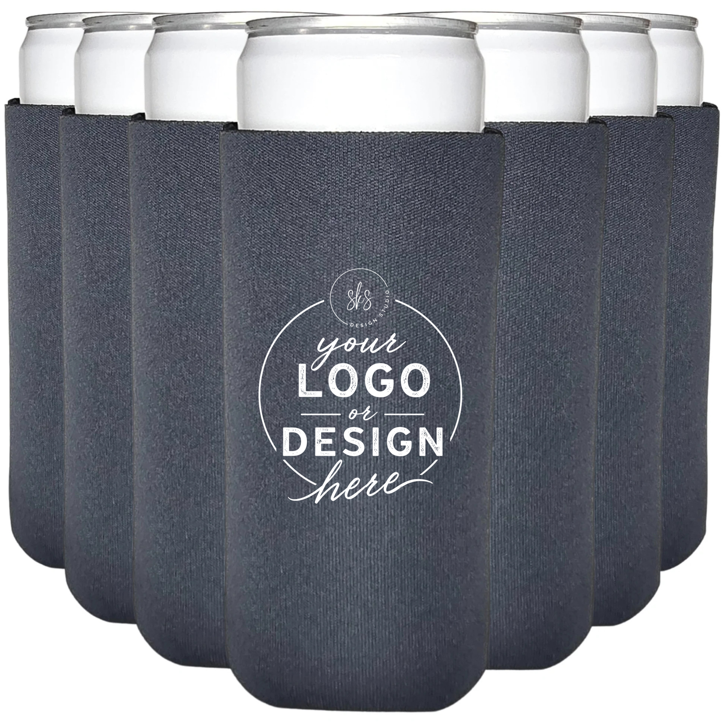CUSTOM LOGO | Slim Can Coozie