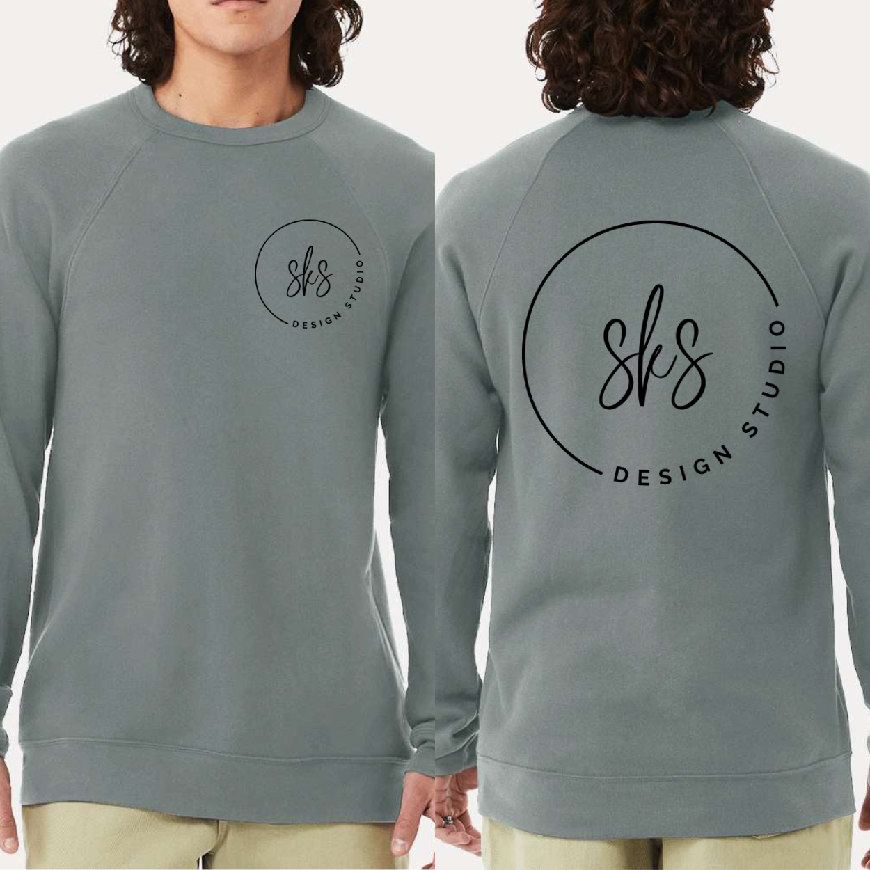 CUSTOM LOGO | Unisex Crewneck Sweatshirt [BELLA CANVAS]